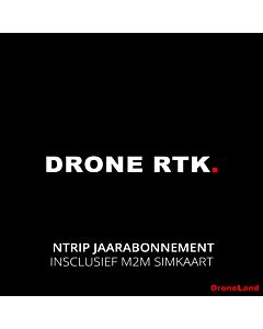 DroneRTK NTRIP Suscripción anual que incluye tarjeta SIM M2M